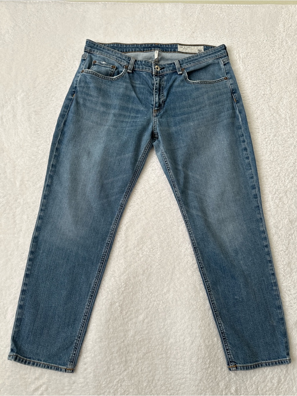 Rag & Bone Dre Low Rise Slim Boyfriend Jeans 30